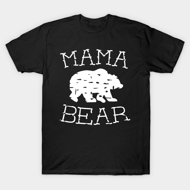 Mama Bear Grunge Mothers Day Gift T-Shirt by PurefireDesigns